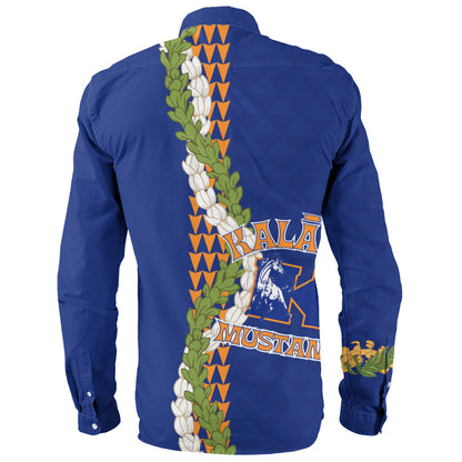 Kalaheo High School Long Sleeve Shirt Puakenikeni Maile Flower Lei