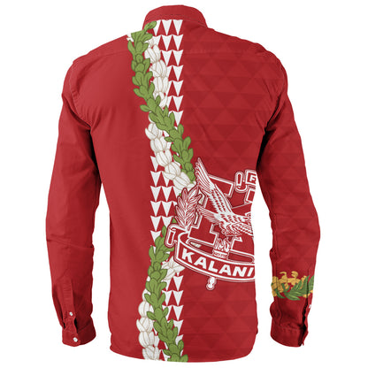 Kalani High School Long Sleeve Shirt Puakenikeni Maile Flower Lei