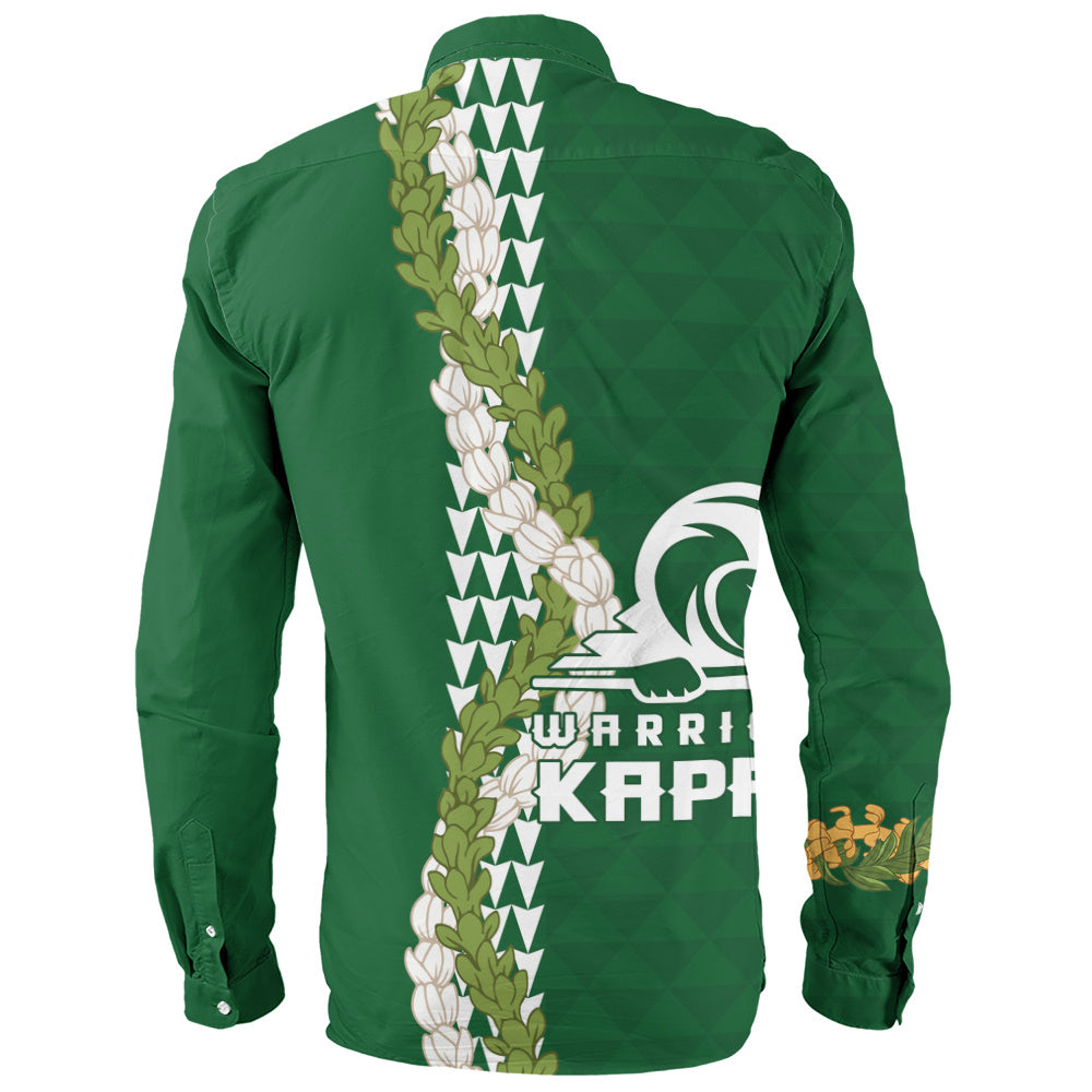 Kapaa High School Long Sleeve Shirt Puakenikeni Maile Flower Lei