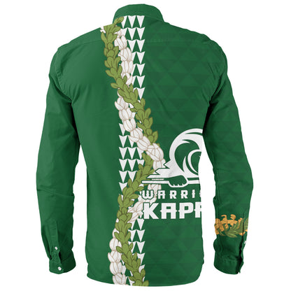Kapaa High School Long Sleeve Shirt Puakenikeni Maile Flower Lei