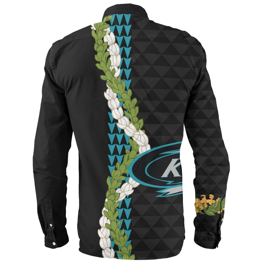 Kapolei High School Long Sleeve Shirt Puakenikeni Maile Flower Lei