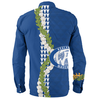Kealakehe High School Long Sleeve Shirt Puakenikeni Maile Flower Lei