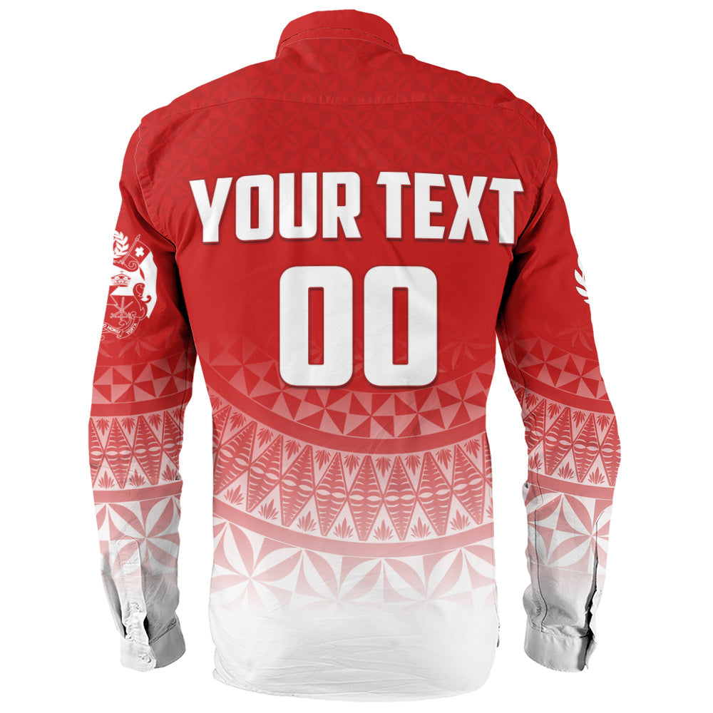 Tonga Long Sleeve Shirt Mate Ma'a Tonga Rugby Ngatu Athletic Style