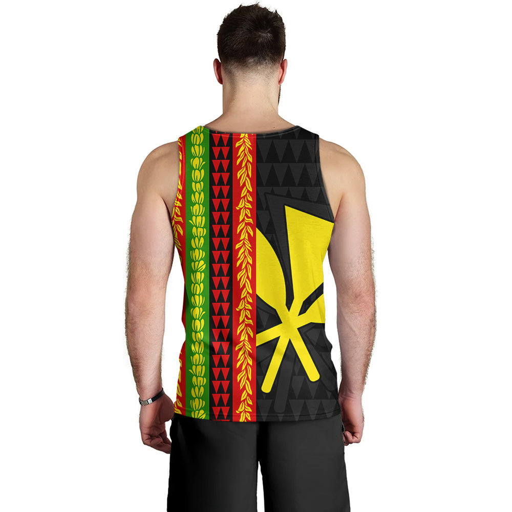 Hawaii Tank Top Flag Tribal Stripe Island Pride Style