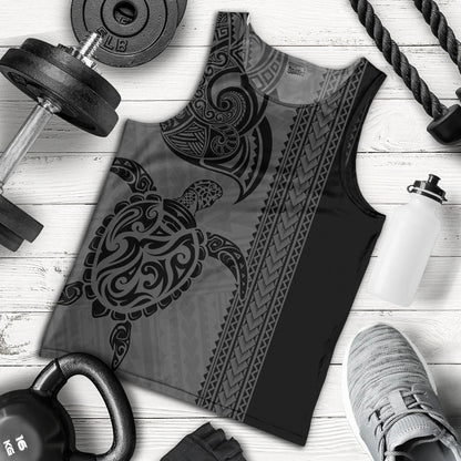 Hawaii Tank Top Polynesia Tribal Turtle Tattoo