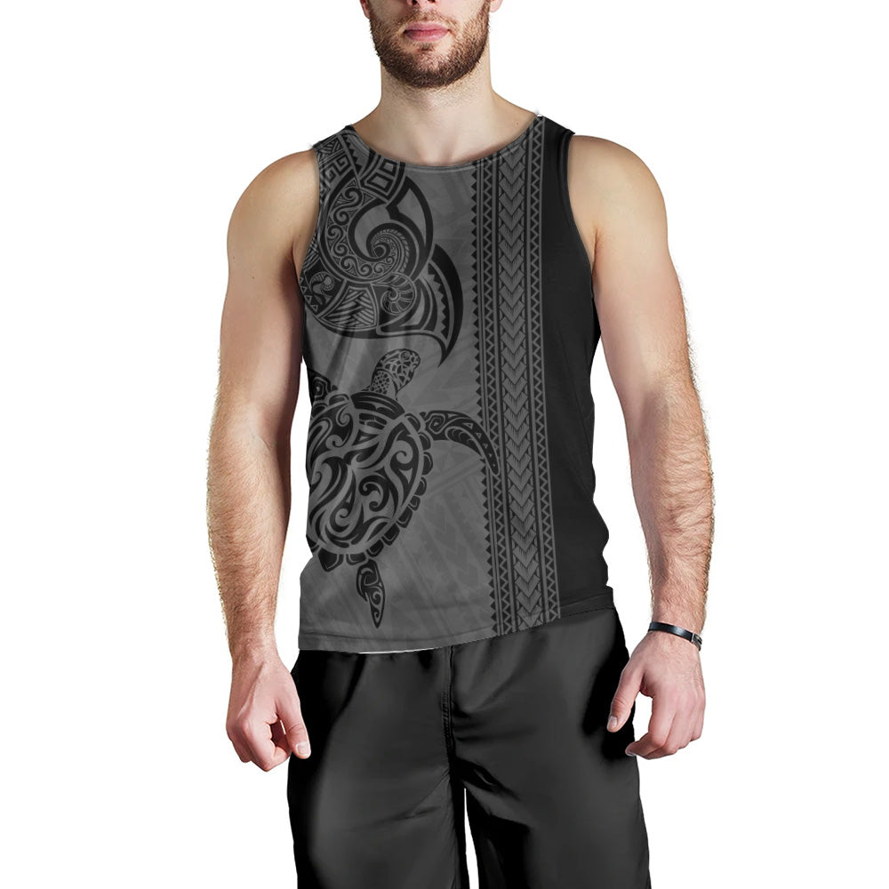 Hawaii Tank Top Polynesia Tribal Turtle Tattoo