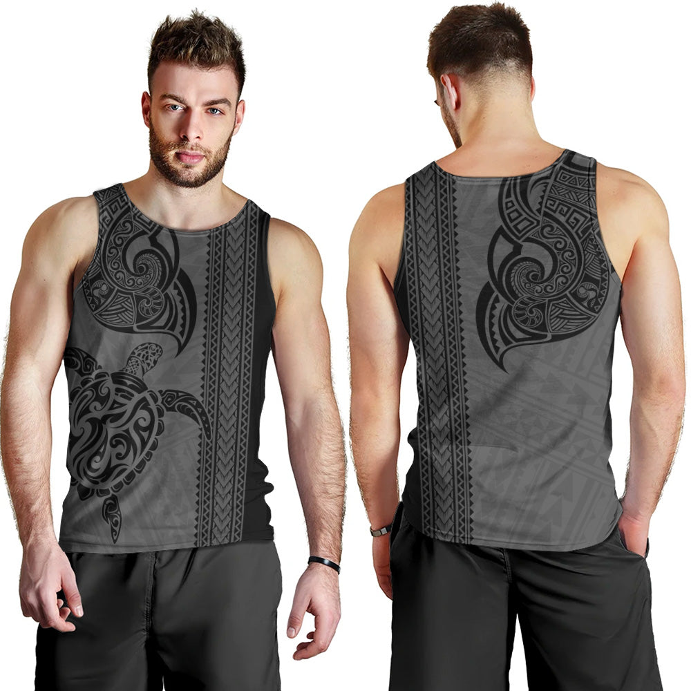 Hawaii Tank Top Polynesia Tribal Turtle Tattoo