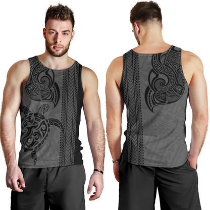 Hawaii Tank Top Polynesia Tribal Turtle Tattoo