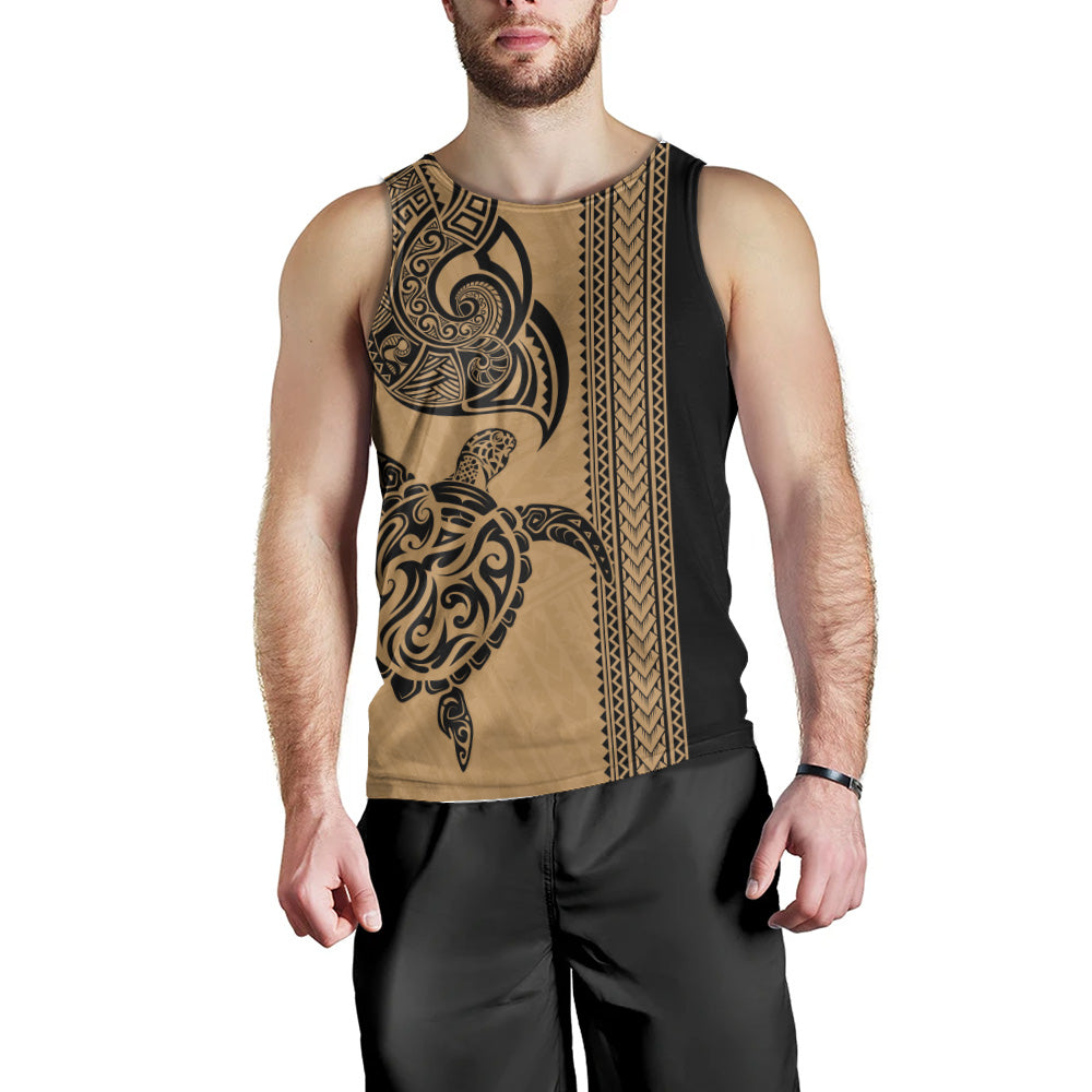 Hawaii Tank Top Polynesia Tribal Turtle Tattoo