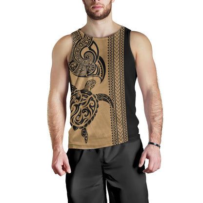 Hawaii Tank Top Polynesia Tribal Turtle Tattoo
