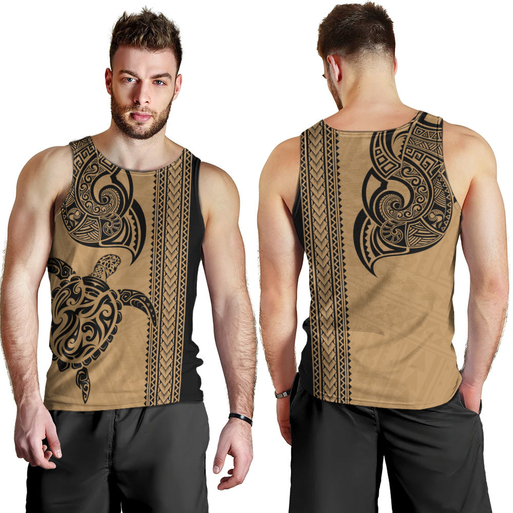 Hawaii Tank Top Polynesia Tribal Turtle Tattoo