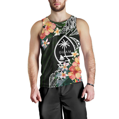 Guam Tank Top Tribal Tropical Leaves