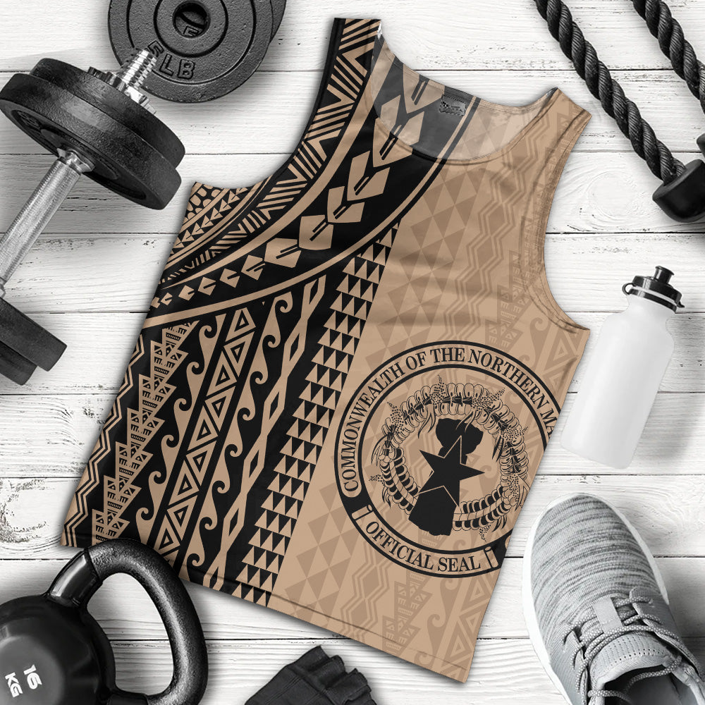 Northern Mariana Islands Tank Top Polynesian Tattoo