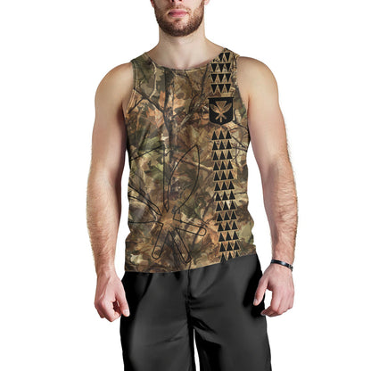 Hawaii Tank Top Woodland Kanaka Camo Style