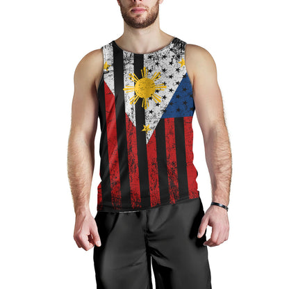 Philippines Filipinos Tank Top Blackout Flag Pride