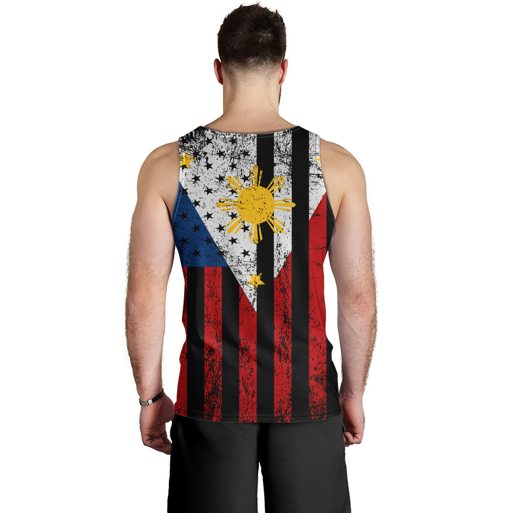 Philippines Filipinos Tank Top Blackout Flag Pride