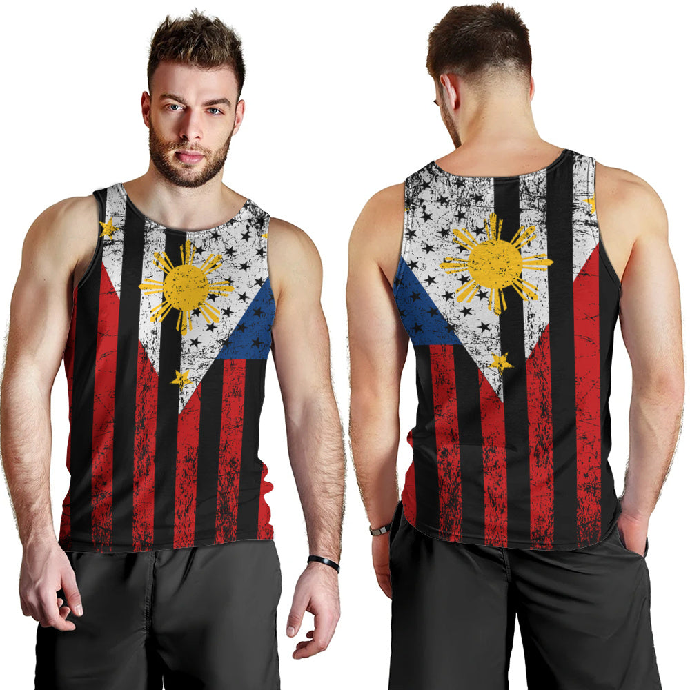 Philippines Filipinos Tank Top Blackout Flag Pride