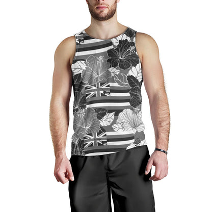Hawaii Tank Top Hibiscus Flag Map Island Pride