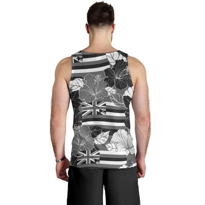 Hawaii Tank Top Hibiscus Flag Map Island Pride