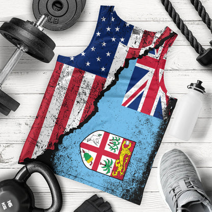 Fiji Tank Top Fijian American Unity Style