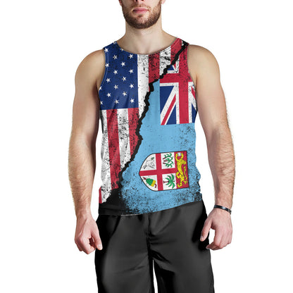 Fiji Tank Top Fijian American Unity Style