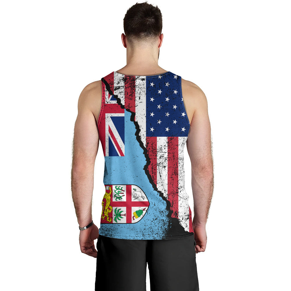 Fiji Tank Top Fijian American Unity Style