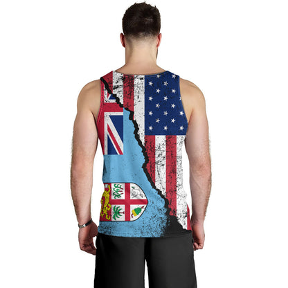 Fiji Tank Top Fijian American Unity Style