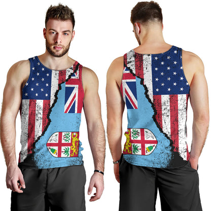 Fiji Tank Top Fijian American Unity Style