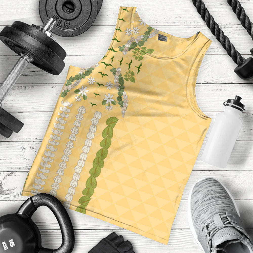 Hawaii Tank Top Lei Flower Island Elegance