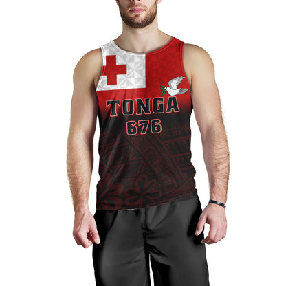 Tonga Tank Top Kingdom Crest 676 Island Pride
