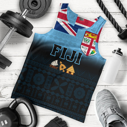 Fiji Tank Top 679 Island Crest Tribal Pride