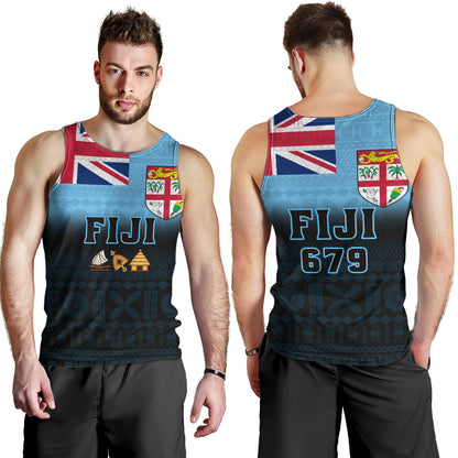 Fiji Tank Top 679 Island Crest Tribal Pride