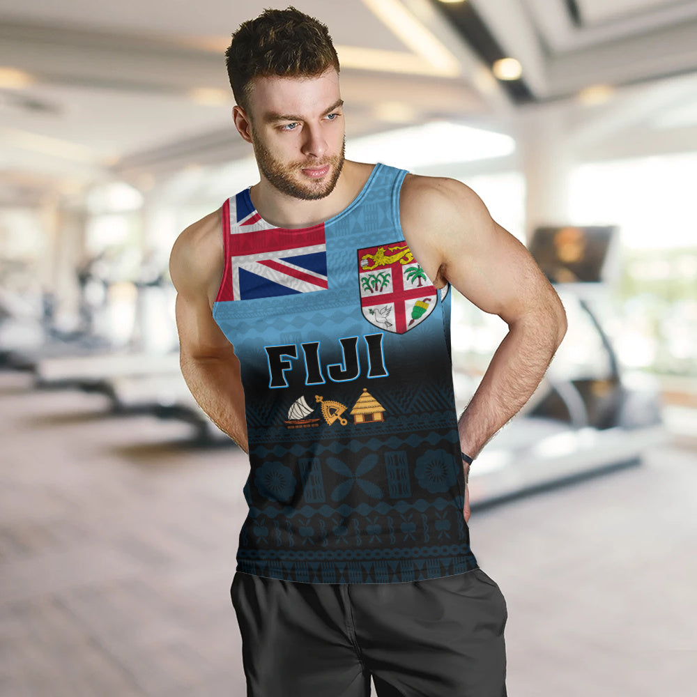 Fiji Tank Top 679 Island Crest Tribal Pride