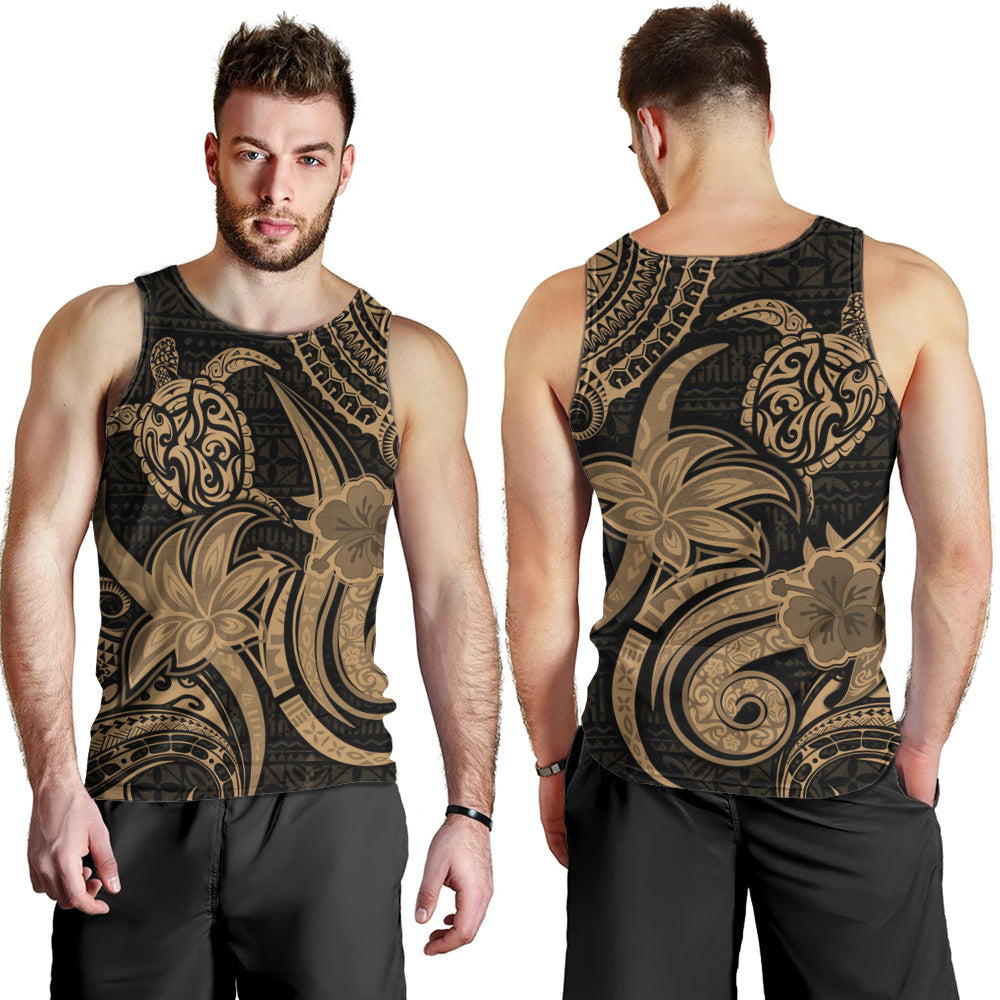 Hawaii Tank Top Honu Turtle Hibiscus Tribal Legacy