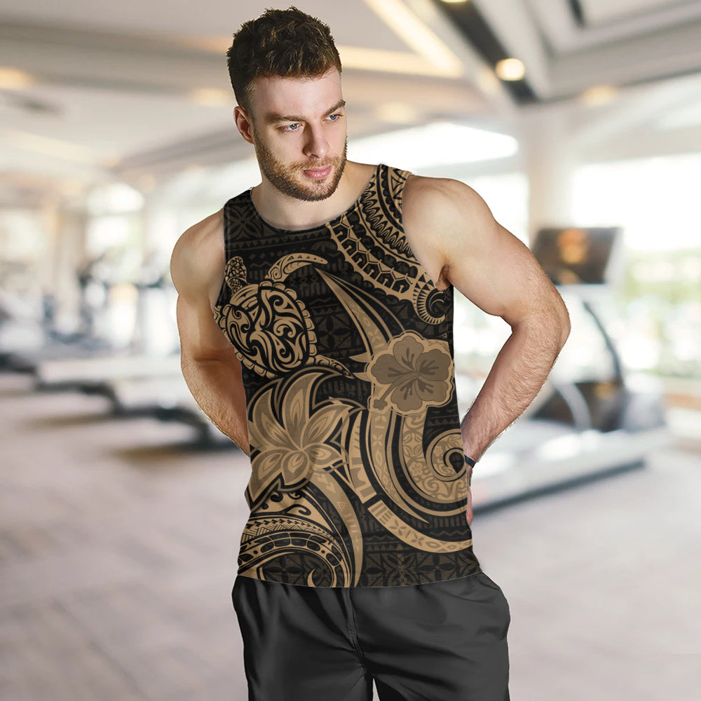 Hawaii Tank Top Honu Turtle Hibiscus Tribal Legacy