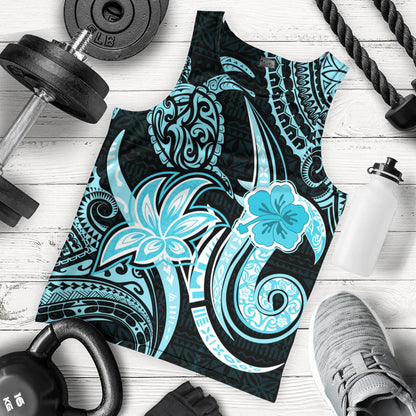 Hawaii Tank Top Honu Turtle Hibiscus Tribal Legacy