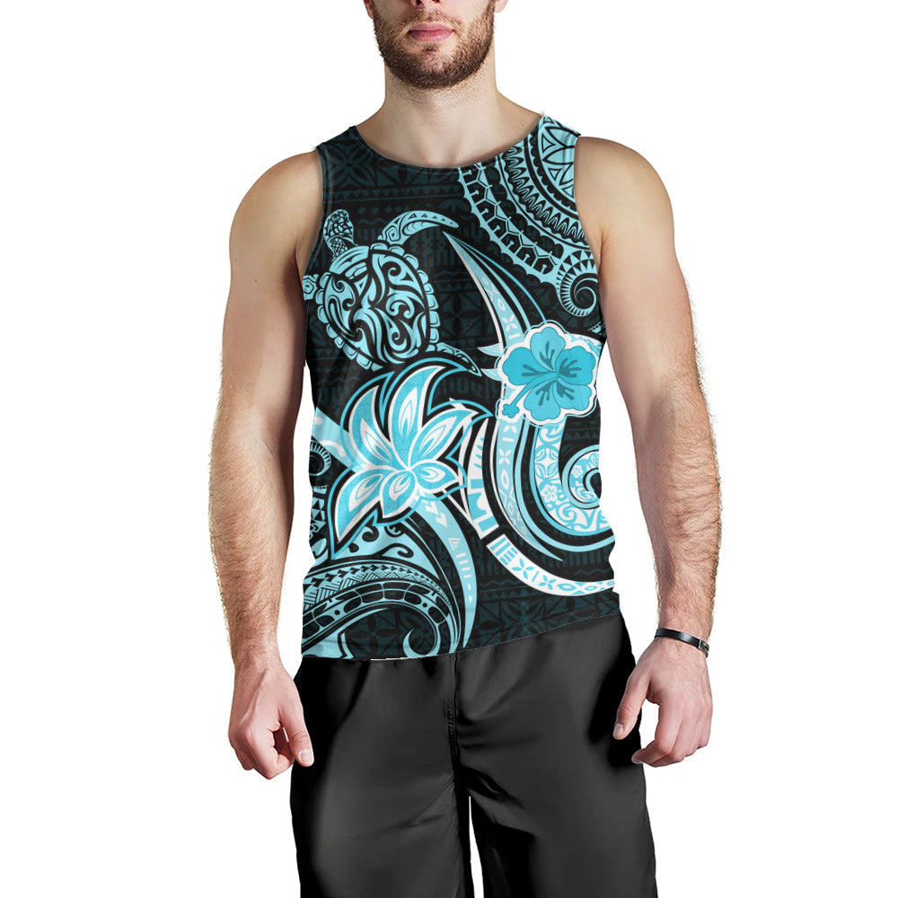Hawaii Tank Top Honu Turtle Hibiscus Tribal Legacy
