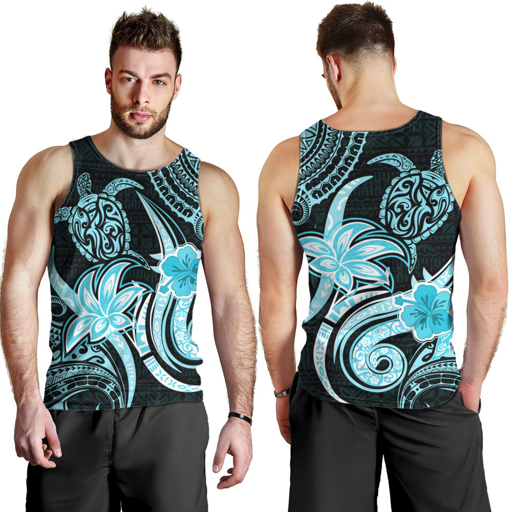 Hawaii Tank Top Honu Turtle Hibiscus Tribal Legacy