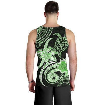 Hawaii Tank Top Honu Turtle Hibiscus Tribal Legacy