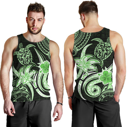 Hawaii Tank Top Honu Turtle Hibiscus Tribal Legacy