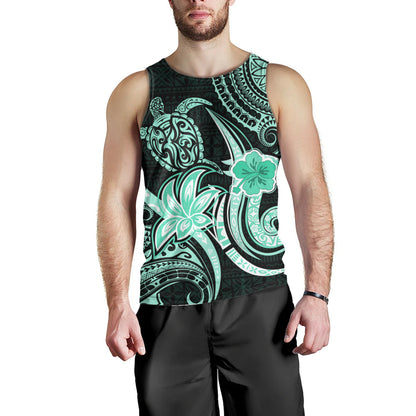 Hawaii Tank Top Honu Turtle Hibiscus Tribal Legacy