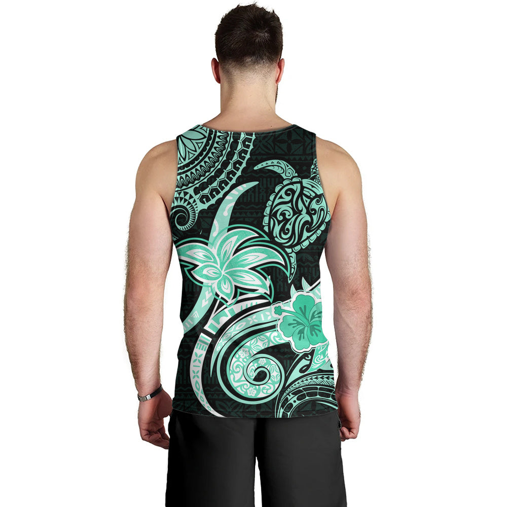 Hawaii Tank Top Honu Turtle Hibiscus Tribal Legacy