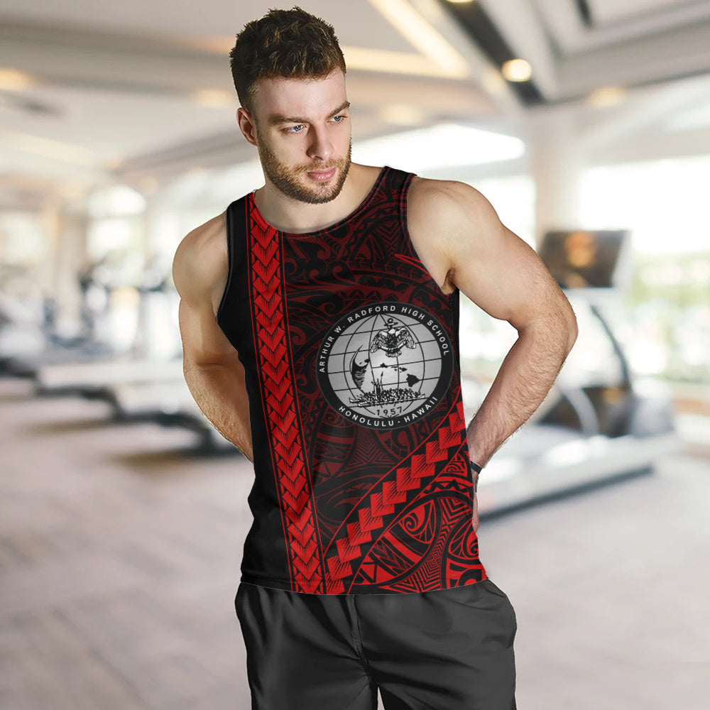 Admiral Arthur W. Radford High School Tank Top Tribal Polynesian Pride Style