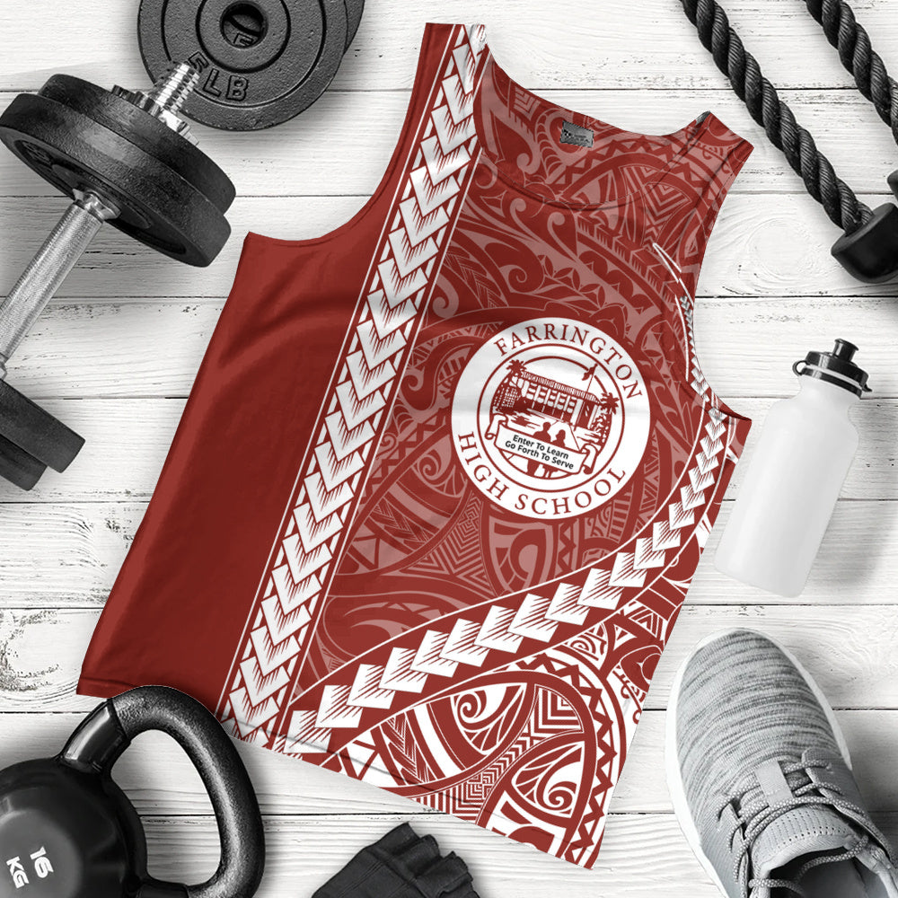 Farrington High School Tank Top Tribal Polynesian Pride Style