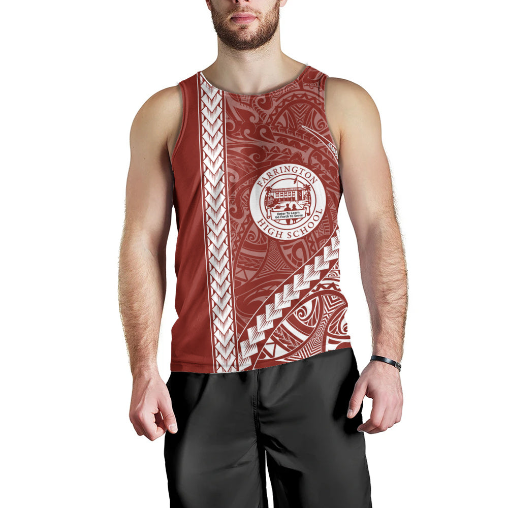 Farrington High School Tank Top Tribal Polynesian Pride Style