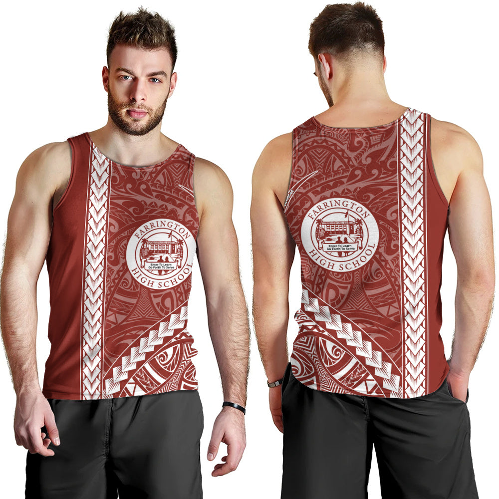 Farrington High School Tank Top Tribal Polynesian Pride Style