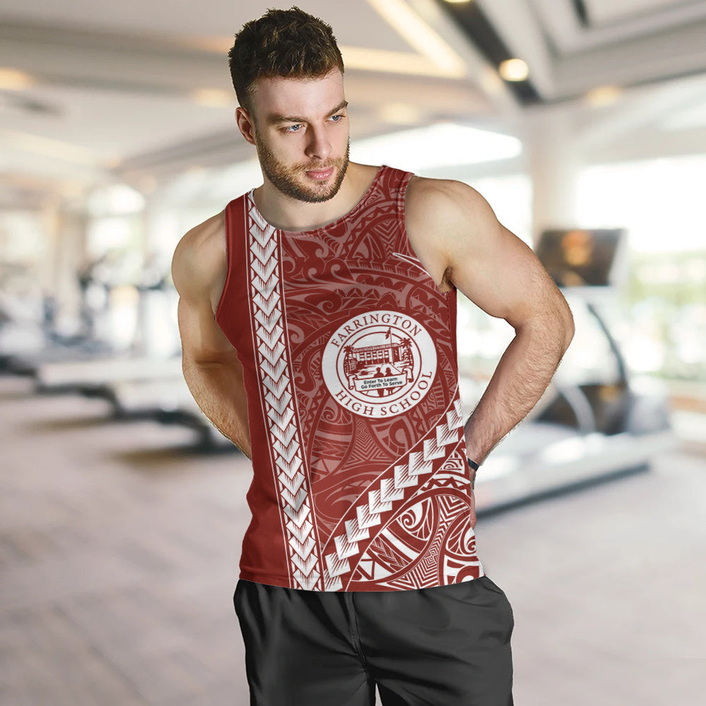 Farrington High School Tank Top Tribal Polynesian Pride Style