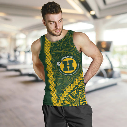 Hana High and Elementary School Tank Top Tribal Polynesian Pride Style