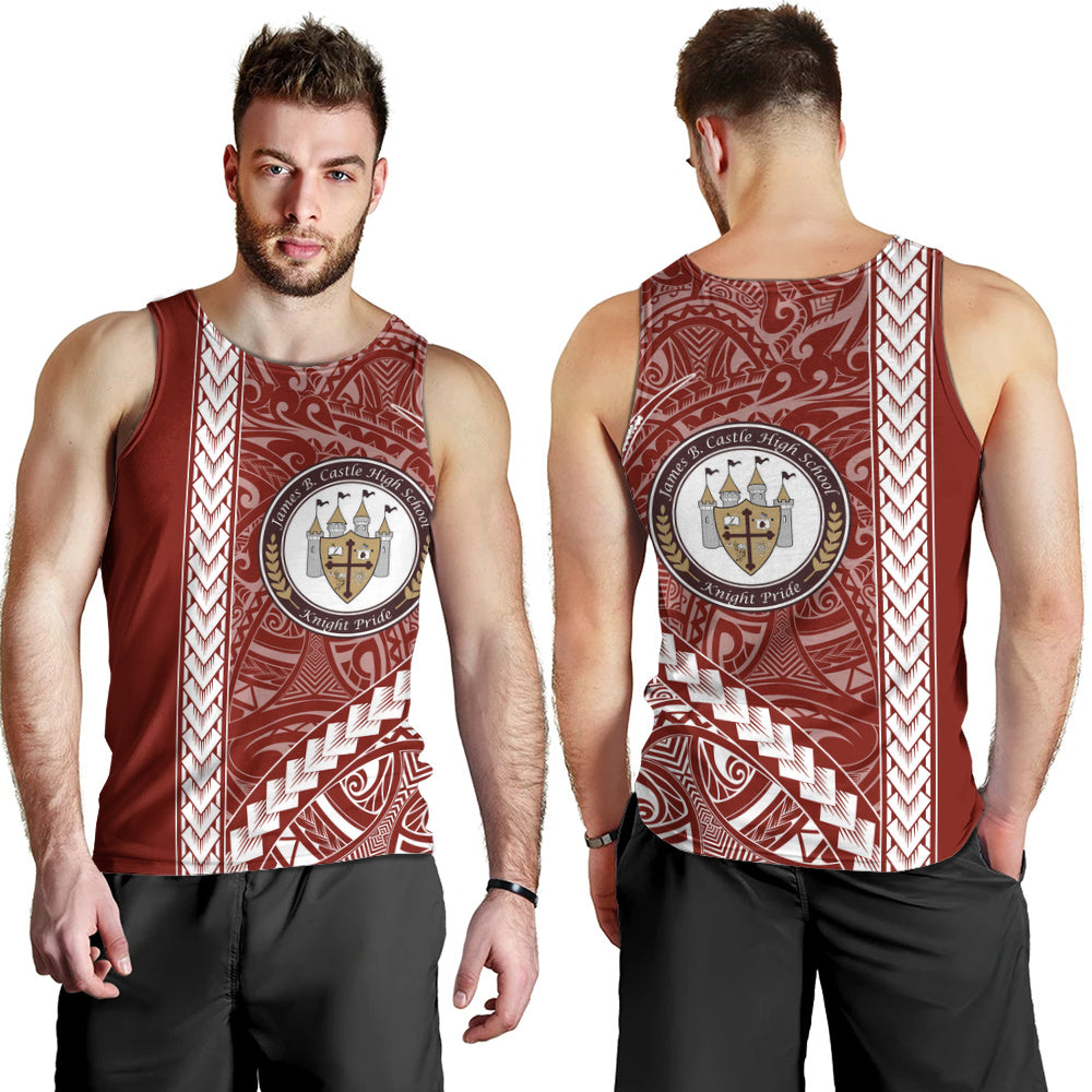 James B. Castle High School Tank Top Tribal Polynesian Pride Style