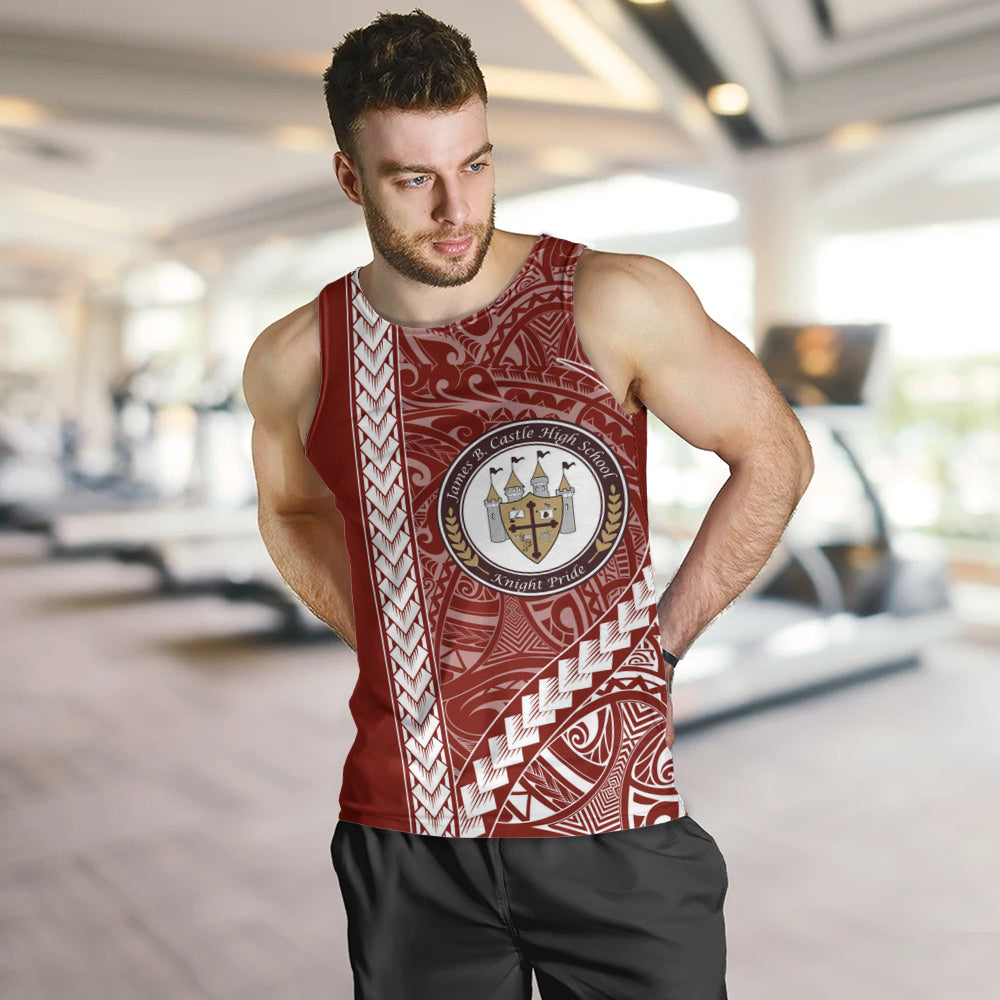 James B. Castle High School Tank Top Tribal Polynesian Pride Style